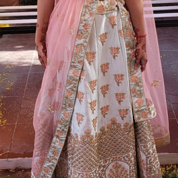 Lengha with matching purse - Picture 3 of 8